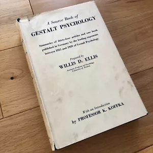 1969 A Source Book of Gestalt Psychology Willis D.Ellis Psychology First Edition - Bild 1 von 9