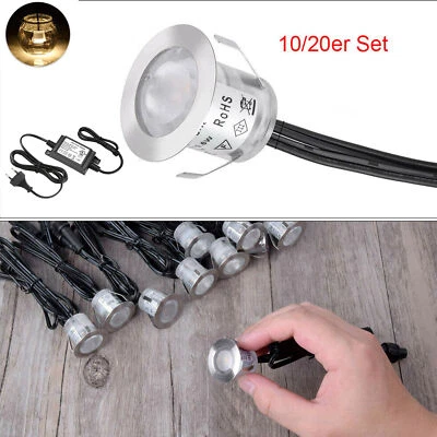 Bodeneinbauleuchte Einbaustrahler LED Bodenleuchte Außen Beleuchtung Spots Lampe - Bild 1 von 4