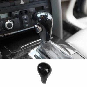 For Audi Q5 2009-2012 ABS Carbon Fiber Central Console Gear Shift Knob Trim 1PCS - Foto 1 di 7