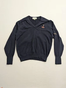 Vintage Izod Club PGA Tour Championship Pullover Herren XL (passt L) blau V-Ausschnitt USA - Bild 1 von 9