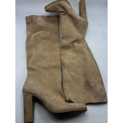 Botas hasta la rodilla holgadas de gamuza Dolce Vita color tostado tacón bloque talla 7,5 Foto 1 de 4