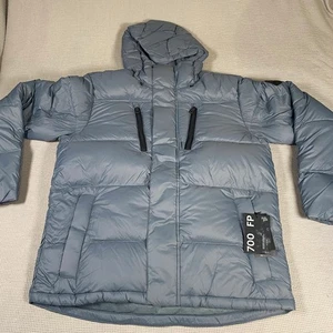 Under Armour 700 FP Feather Down Puffer Jacket Cold Gear Infrared Gray LARGE - Picture 1 of 16