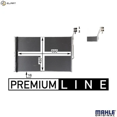 CONDENSER AIR CONDITIONING AC 777 000P FOR VW PORSCHE CYRC 2.0L 4cyl TOUAREG - Image 1 of 4