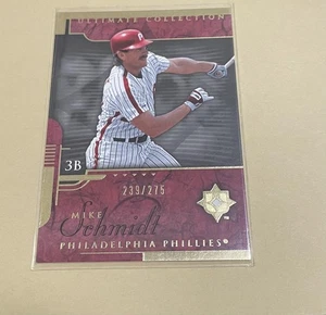 2005 Upper Deck Ultimate Collection Mike Schmidt #239/275 Phillies Card - Picture 1 of 2