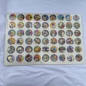 Vintage Lot of Holographic State Pogs In The Sheet New READ! - Picture 1 of 11