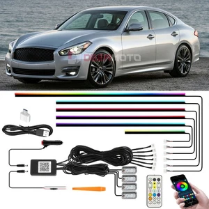 For Infiniti G37 10 in 1 Car Interior LED Ambient Neon Light Atmosphere Lights - Bild 1 von 13