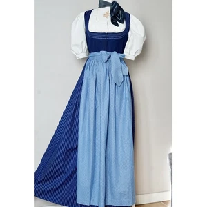 Dirndl Kleid Gr 44 it. Tiroler Stil lang "Krüger" - Bild 1 von 4