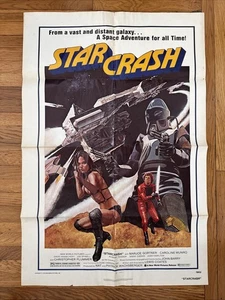 Original Starcrash 1978 Filmplakat - 41,75” x 28” - Vintage Caroline Munro - Bild 1 von 8