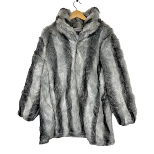 Damenjacke Roamans Größe 18/20 Kunstfell Reißverschluss vorne Mantel Taschen gefüttert - Bild 1 von 6