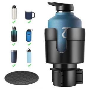 Expansor portavasos coche, extensor portavasos para coche con base ajustable, Fi - Imagen 1 de 6
