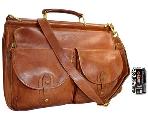 2675 $ Vintage Ghurka Marley Hodgson No 147 Garrison Chestnut Vintage Ledertasche - Bild 1 von 23