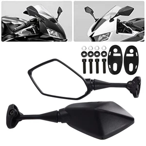 _Pair Motorcycle Rearview Mirrors For CBR600RR CBR600 F4 F4I CBR1000RR CBR250R - Picture 1 of 22