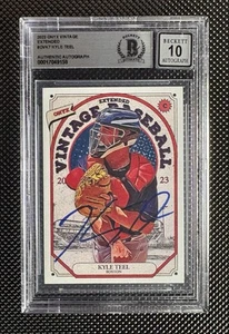 2023 Onyx Vintage Extended #OVKT Kyle Teel RC Red Sox IP Signed BGS 10 Auto! 159 - Picture 1 of 2