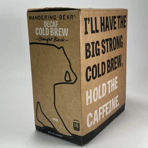 Wandering Bear Cold Brew Coffee on Tap, DECAF Straight Black, 96 fl oz - Picture 1 of 4