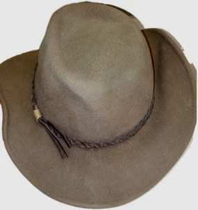 Sombrero Bailey Switchback Para Hombres XL Verde Marrón Pátina 100% Lana Viajero al Aire Libre  - Imagen 1 de 9