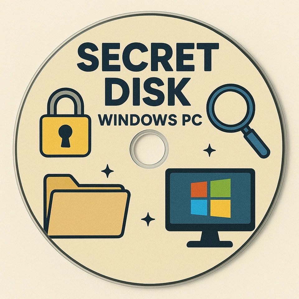 SECRET DISK WINDOWS PC CD-ROM MULTILINGUE - Imagen 1 de 1