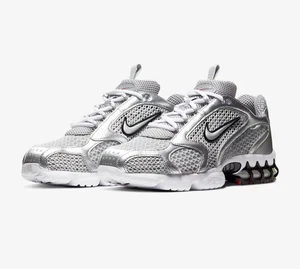 Nike Air Zoom Spiridon Cage 2 'Metallic Silver' Mens Size US 9 Casual Shoes New✅ - Picture 1 of 6