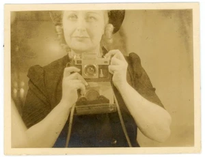 Sehr altes Selfie - Vintage Original Foto - Bild 1 von 1