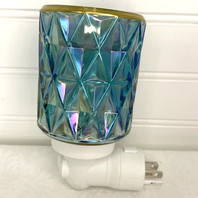 Scentsy “Crowned In Gold” Wall Wax Warmer Including Base and Bulb Turquoise - Image 1 of 4