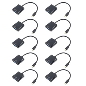 10X USB-C USB3.1 Typ C Fuer Adapterkabel VGA-Stecker auf VGA-Buchse Video-T9143 - Bild 1 von 8