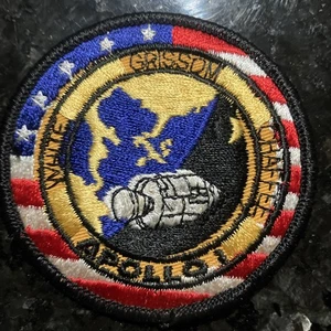 Parche Bordado De Colección NASA 3"x3" Redondo Apolo I Blanco Grissom Chaffee ¡Envío Gratis! - Imagen 1 de 2