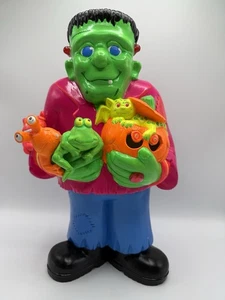 Halloween Frankenstein Keramik Figur 17,25" spielt Lied *siehe Video* Vintage - Bild 1 von 15