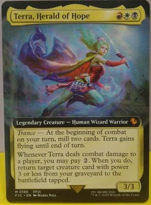 MTG - Final Fantasy Commander - Terra, Herald of Hope (186) *Borderless* - Bild 1 von 1