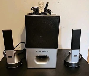 Altec Lansing Powered Audio System PC Subwoofer Speakers VS4221 TESTED - Picture 1 of 9