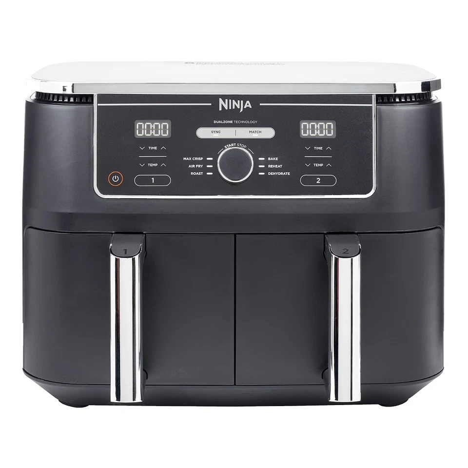 Ninja AF400EU Foodi Dual Heißluftfritteuse Airfryer 2470W Leistung - BITTE LESEN