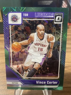 2024-25 Donruss Optic #245 Vince Carter Green Velocity Prizm /49 - Image 1 of 3