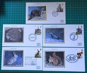 1977 Wildlife Colorano Set of 4 FDC - Picture 1 of 2
