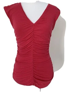 Suéter rojo HALOGEN fruncido Nordstrom XS - Imagen 1 de 5