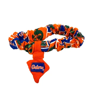 University Of Florida Gators College Scrunchie Necktie Dog Collar Size Small - Picture 1 of 5