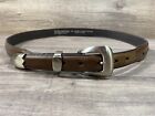 Nocona Belt Co. Leather Belt Brown Mens Size 42