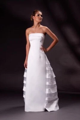 House of Wu Colección Privada Vestido de Novia Vestido de Novia Talla 14 Nuevo Con Etiquetas Foto 1 de 4