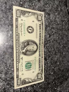 FEDERAL RESERVE NOTE 1950 $100 DOLLAR - Picture 1 of 5