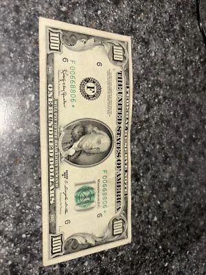 FEDERAL RESERVE NOTE 1950 $100 DOLLAR - Image 1 of 4