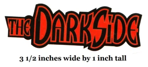 Adesivo da parete logo The Dark Side Decalcomania Sith Insignia Star Wars Peel and Stick Art - Foto 1 di 1