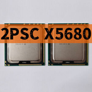 2PSC Intel Xeon X5680 SLBV5 3.33GHz6 12MB 6Cores server LGA1366 CPU Processor