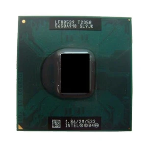 Intel Dual Core DUO T2350 1.86 GHz Processor SL9JK Socket M 31W - Picture 1 of 2