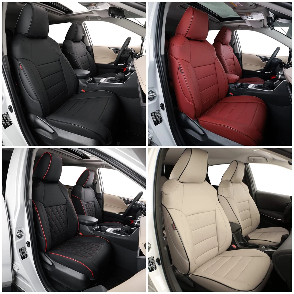 EKR Custom Fit Prius Car Seat Cover for Toyota Prius 2016-2026 Full Set Leather Foto 1 de 4