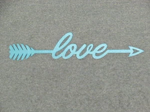 LOVE Arrow Wood Wall Sign Home Decor  - Picture 1 of 4