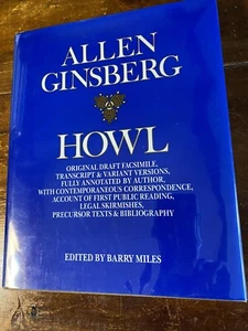 SALE!  HOWL: Original Entwurf Faksimile SIGNIERT von Allen Ginsberg 1. Auflage HCDJ - Bild 1 von 7