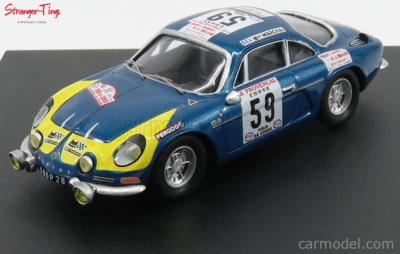 Trofeu Alpine Renault A110 Tour de Corse 76 Pierre-Louis Moreau escala 1/43 Foto 1 de 4
