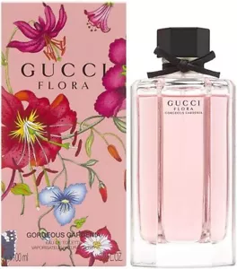 Gucci Flora Gorgeous Gardenia 100ml EDT Spray - Fresh and Elegant Floral Fragran - Picture 1 of 2