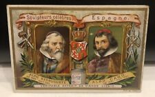 Liebig Famous Sculptors 1897 Alph Berruguete Trade Card Antique