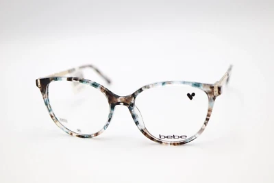 BEBE BB5215 400 Azul Floral 52-16-135 Monturas de Gafas Bisagras Flexibles M53 Foto 1 de 4