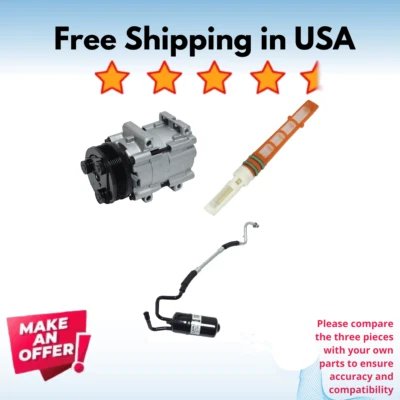 Kit Compressor A/C Fit Ford Taurus2002-2007, Mercury Sable 2002-2005 - Image 1 of 4