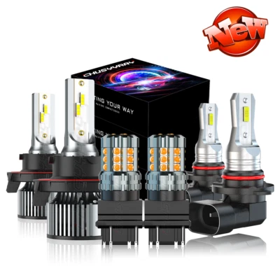 For Mercury Grand Marquis 2006-2011 LED Headlight + Fog Light +Turn Signal Bulbs - Image 1 of 4