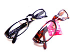 2 Lady Fashion READING GLASSES +1.0 Mix crystal bling colors Variety is more Fun